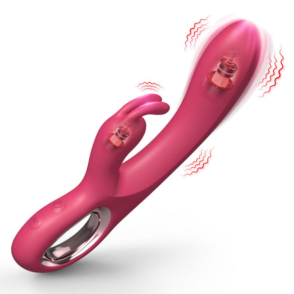 G-Punkt Rabbit Vibrator mat duebelte Motoren