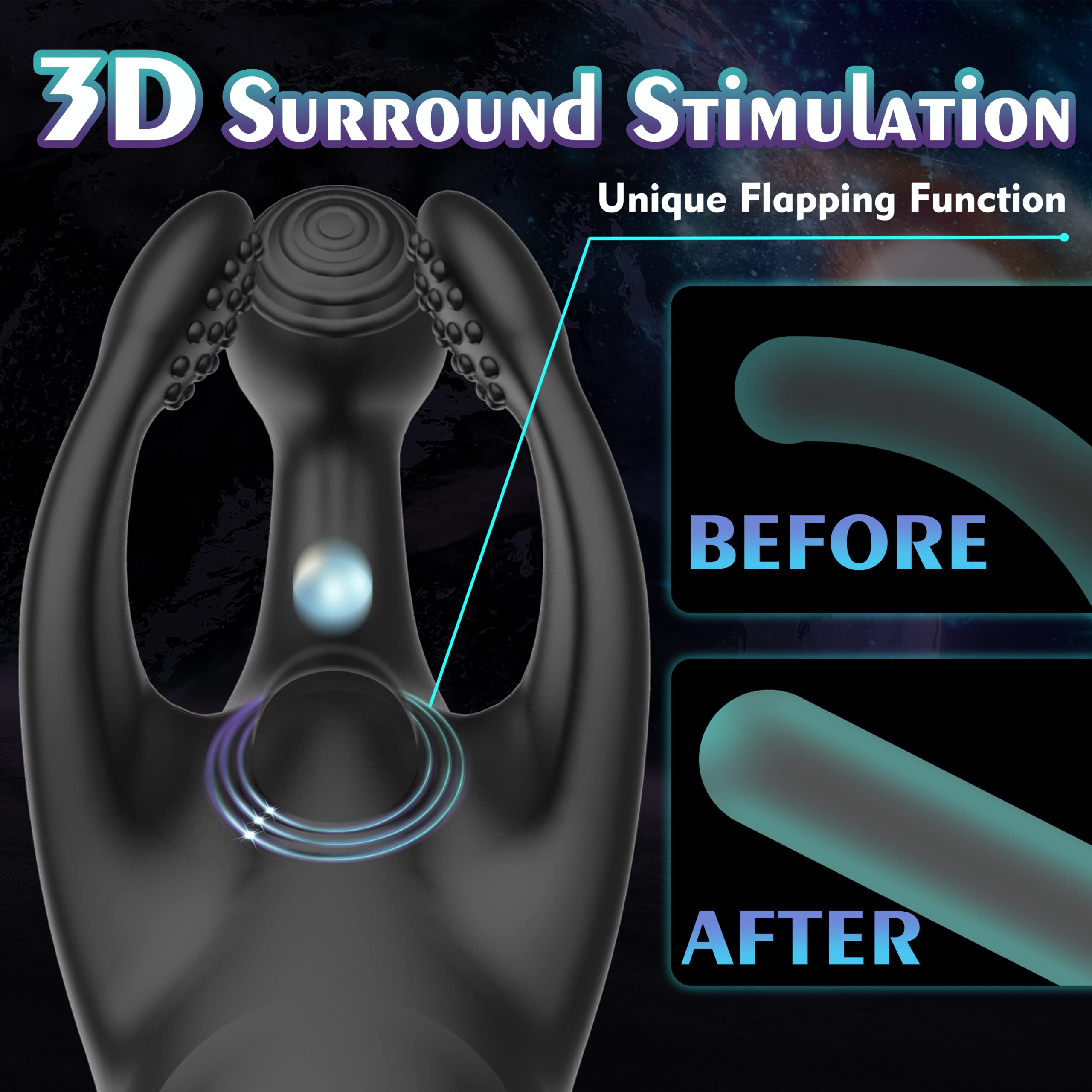 Penis Vibrator mat Tippen an Vibration