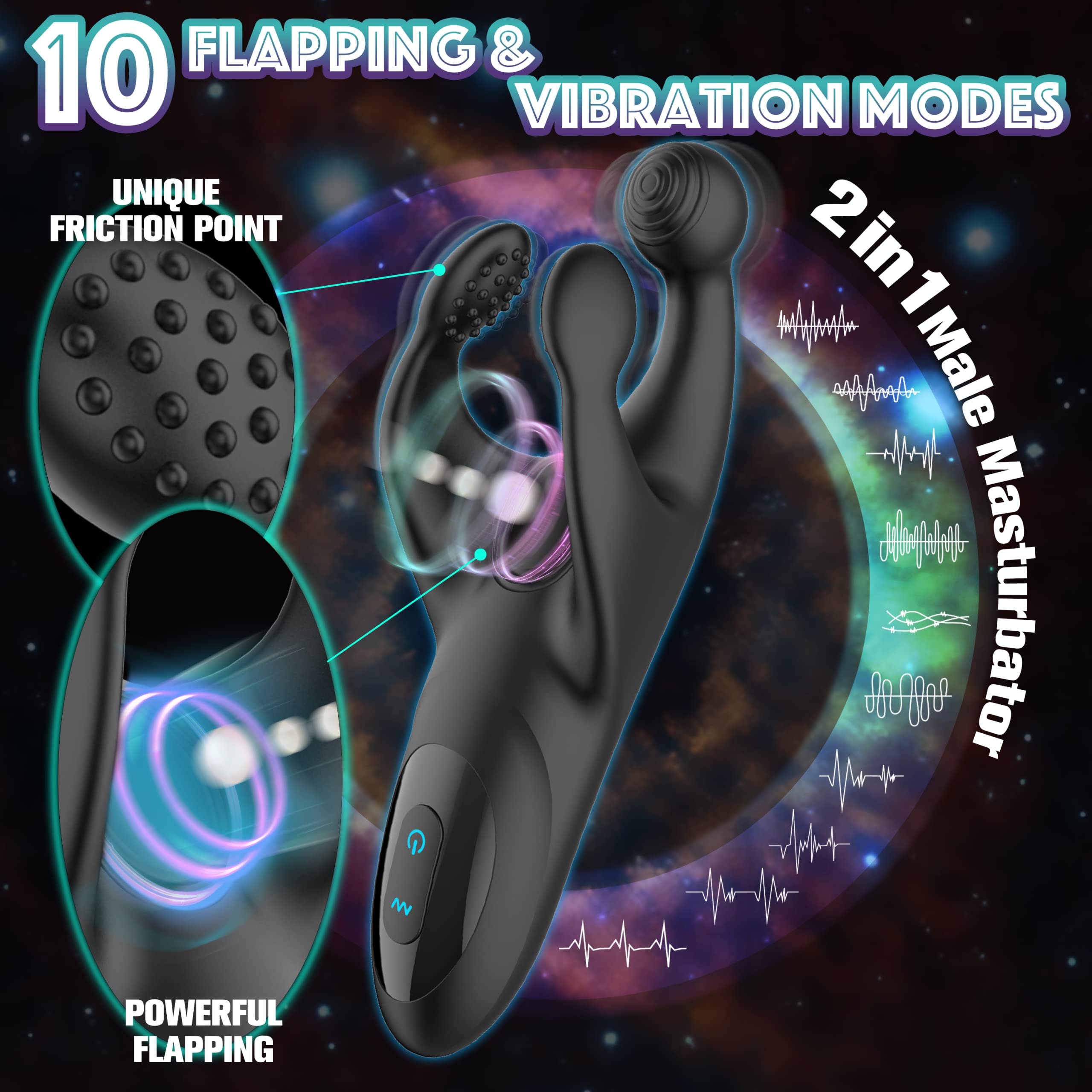 Penis Vibrator mat Tippen an Vibration