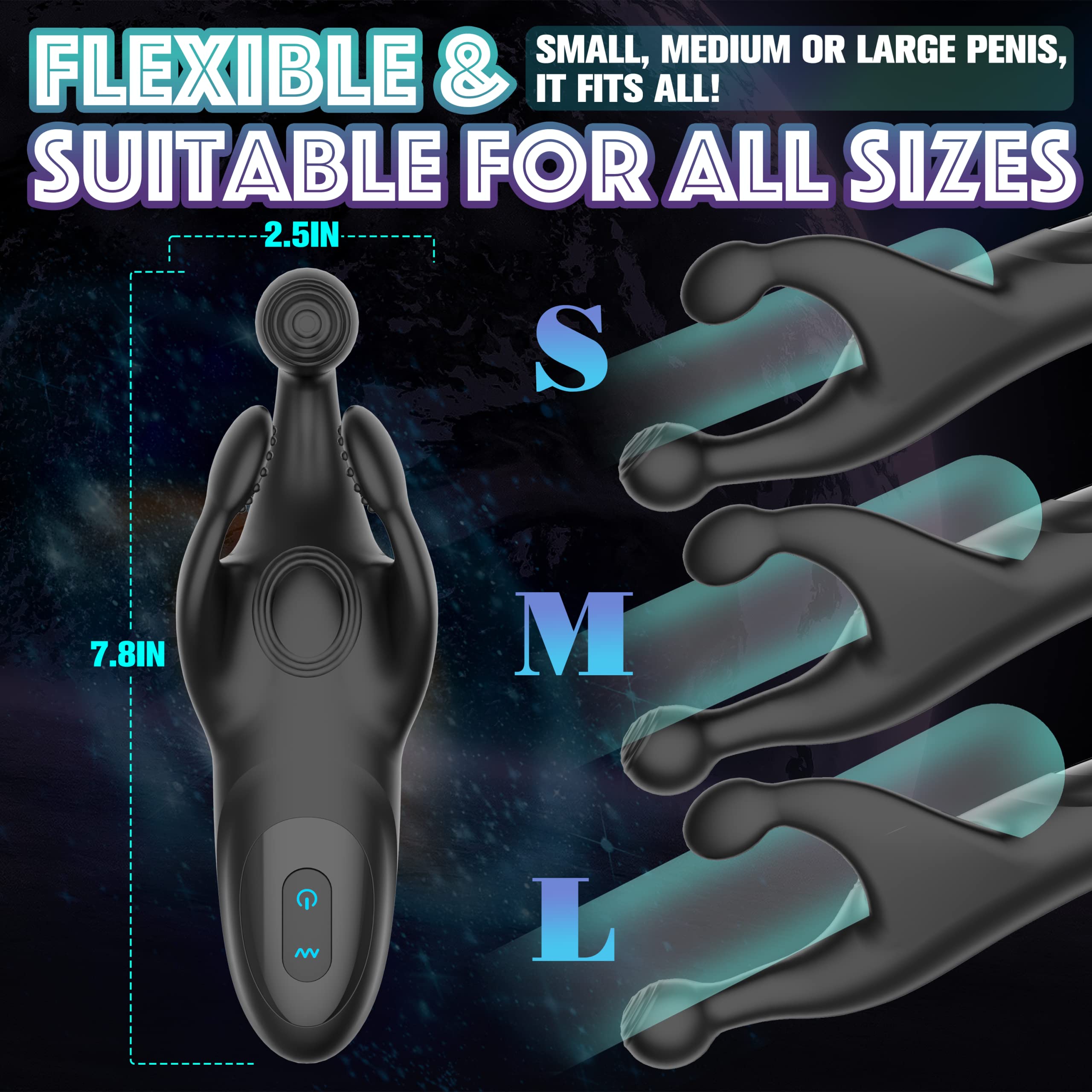 Penis Vibrator mat Tippen an Vibration