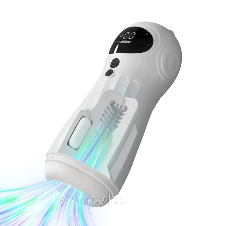 Automatesche männleche Masturbator – Saug & Vibratioun, App-Steierung