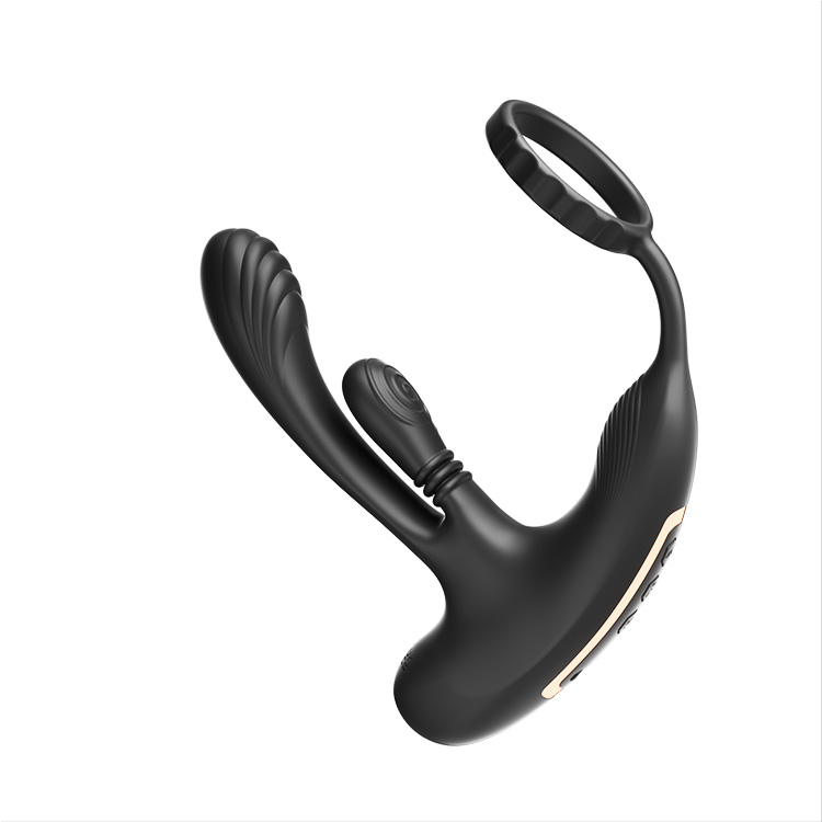 Prostata-Stimulator mat Rotatiounsfunktion a dräifacher Vibratioun