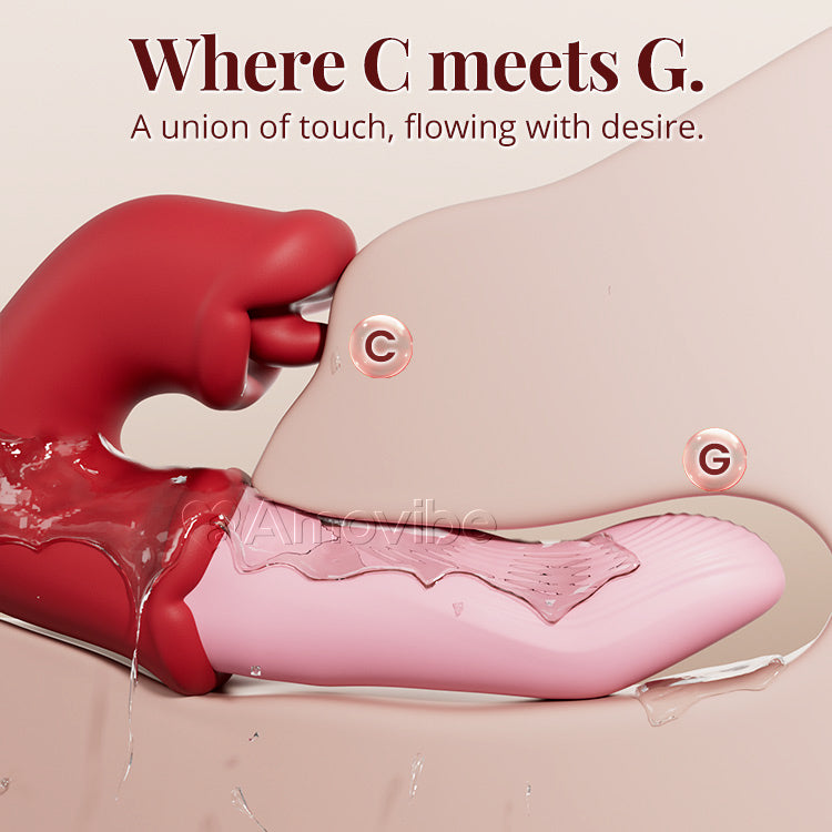 G-Punkt & Klitorisvibrator – Zongleckaktioun, Waasserdicht