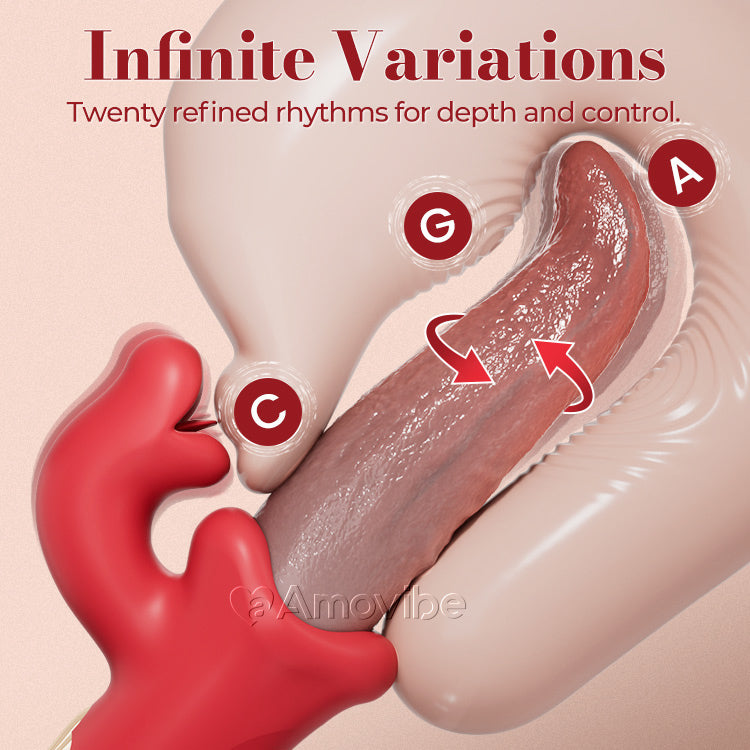 Oszilléierend Zong-Vibrator – freendlech a wibbelend Stimulatioun