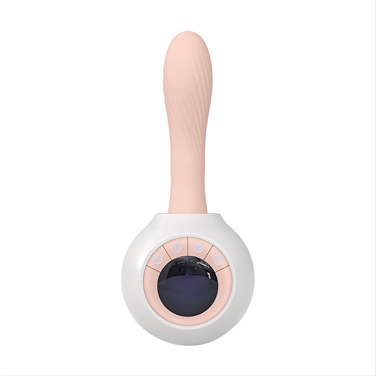Stouss- a Vibratiouns-Sexmaschinn mat Erwiermungsfunktioun a Fernsteierung