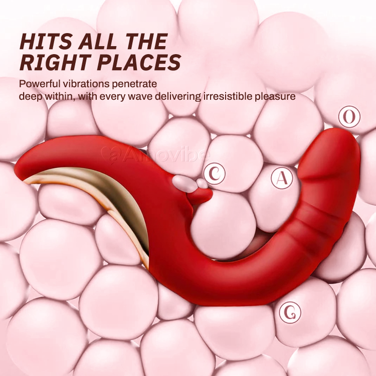 G-Punkt Vibrator mat Lecken & Stoussen