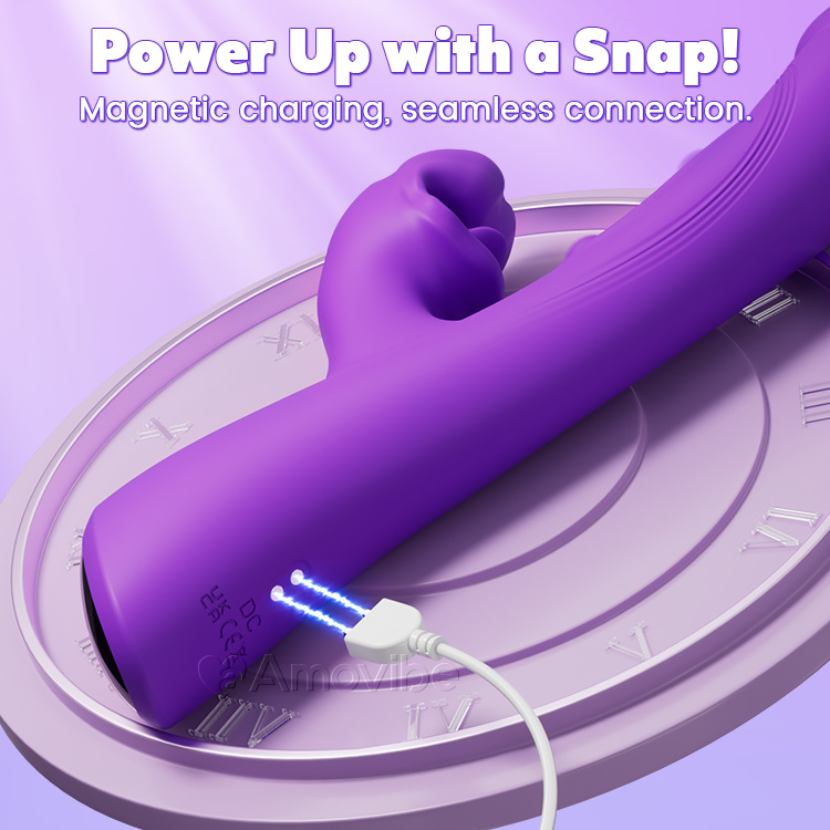 Kissing & Triple-Tap Vibrator – Klitoris- & G-Punkt-Stimulatioun