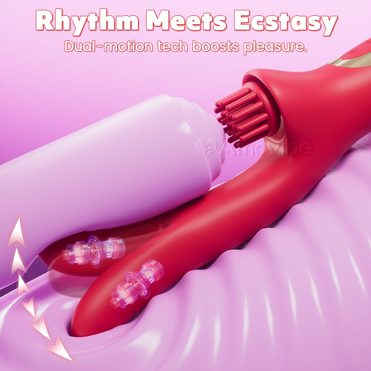 Sensual Come-Hither Kanéngchen Vibrator mat Kitzelvibration