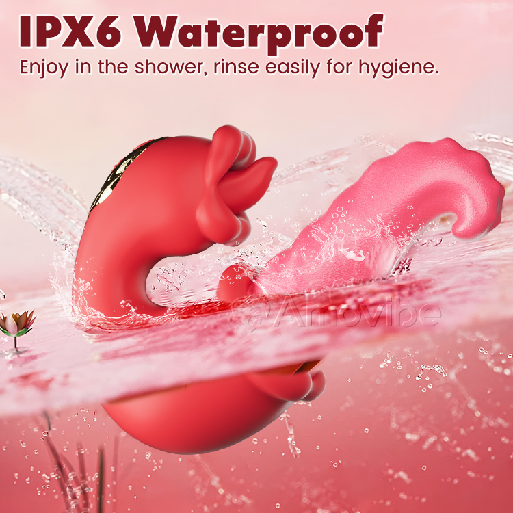 Dual Rose Thrusting G Spot Vibrator mat Zong Lecken & Vibration