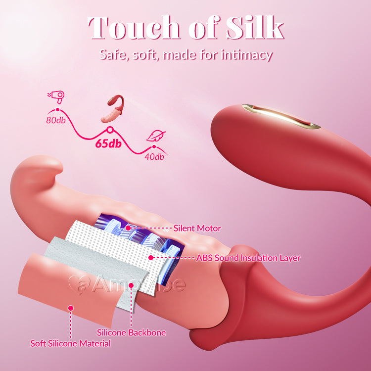 App-gesteierten G-Punkt-Vibrator: Pulséierend C-Punkt, roueg