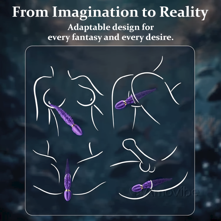 Tentacle Vibrator – Ultimativ G-Punkt & Nippel Stimulatioun