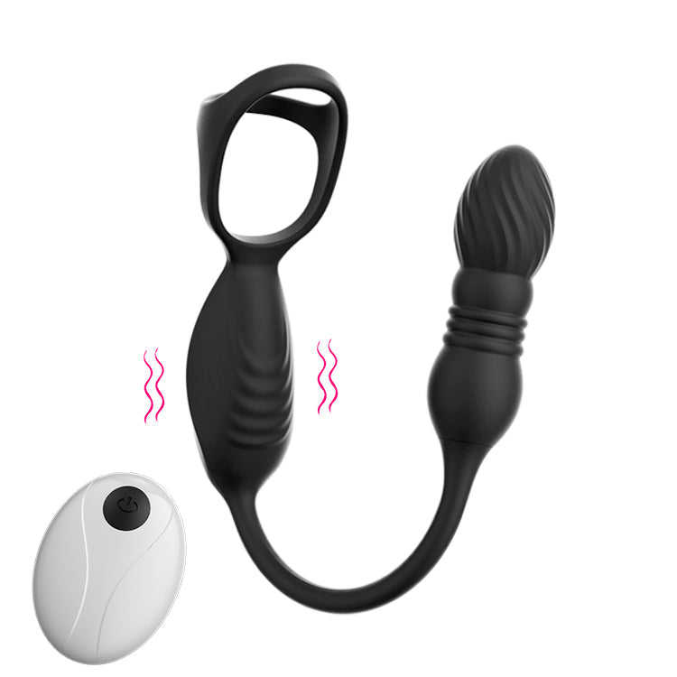 Fernbediente Prostatamassagegerät mat 10 Vibratiounsfunktiounen