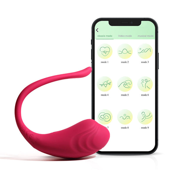 Diskreten Vibrator mat APP Kontroll